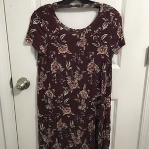 A floral dress.